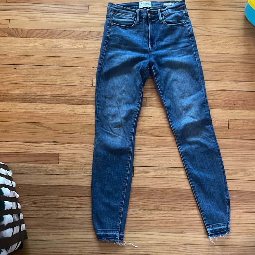 FRAME Le High skinny jeans